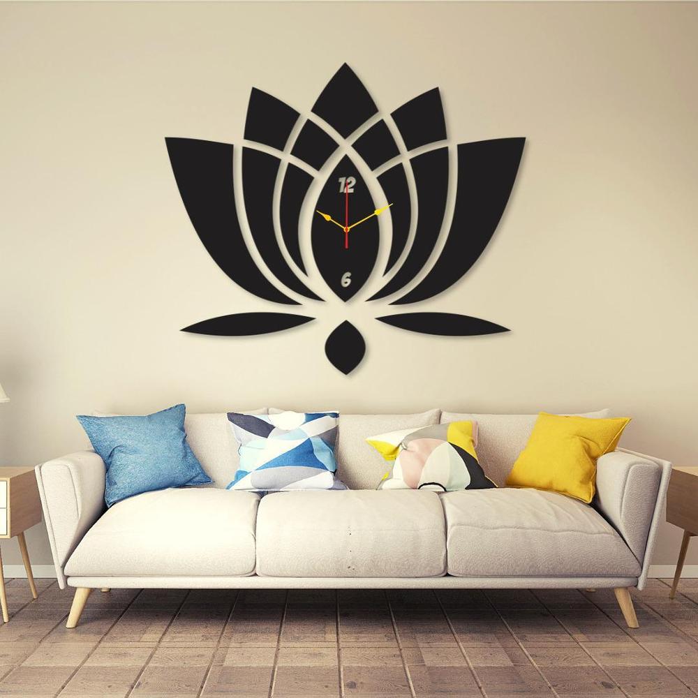 Flower Round Analogue Wall Clock – Blooming Elegance on Your Wall