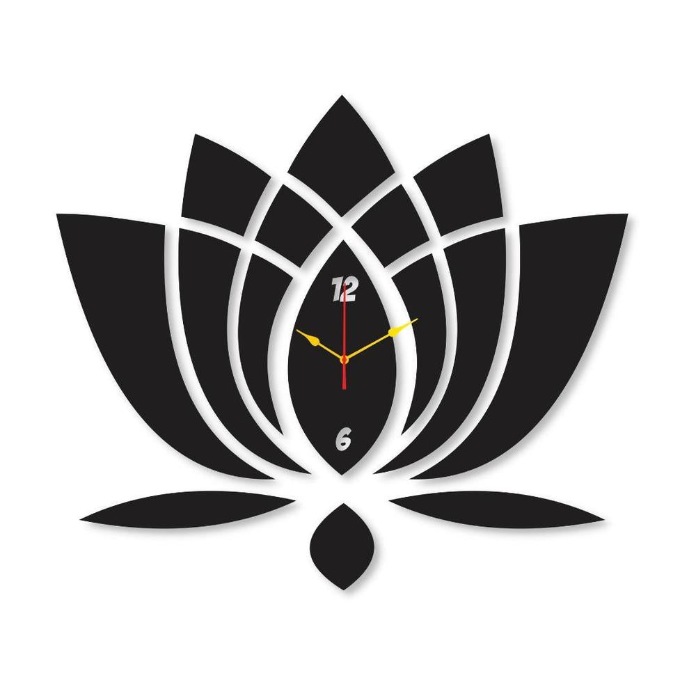 Flower Round Analogue Wall Clock – Blooming Elegance on Your Wall